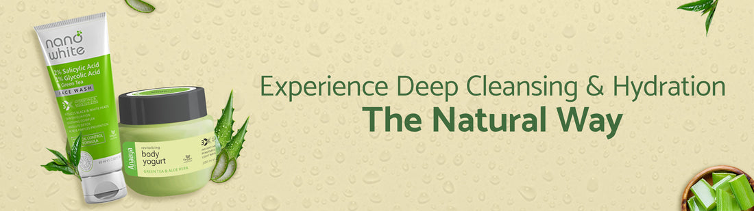 Anaaya's Salicylic Green Tea & Glycolic Acid for your Skin