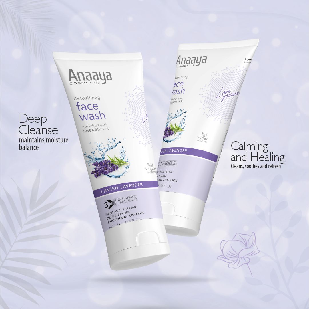 Detoxifying Face Wash | Lavish Lavender | Spot and Tan clean | Deep Cleansing 100ml