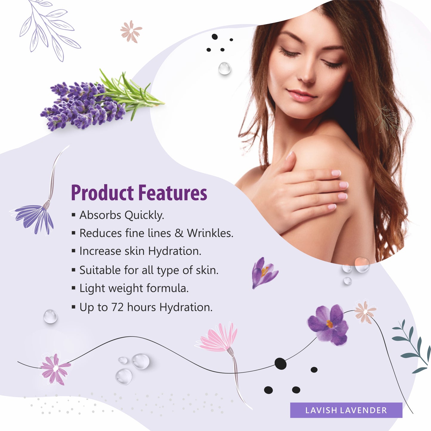 Revitalizing Body Yogurt | Lavish Lavender | 3x Hydration & Moisturizing 200ml