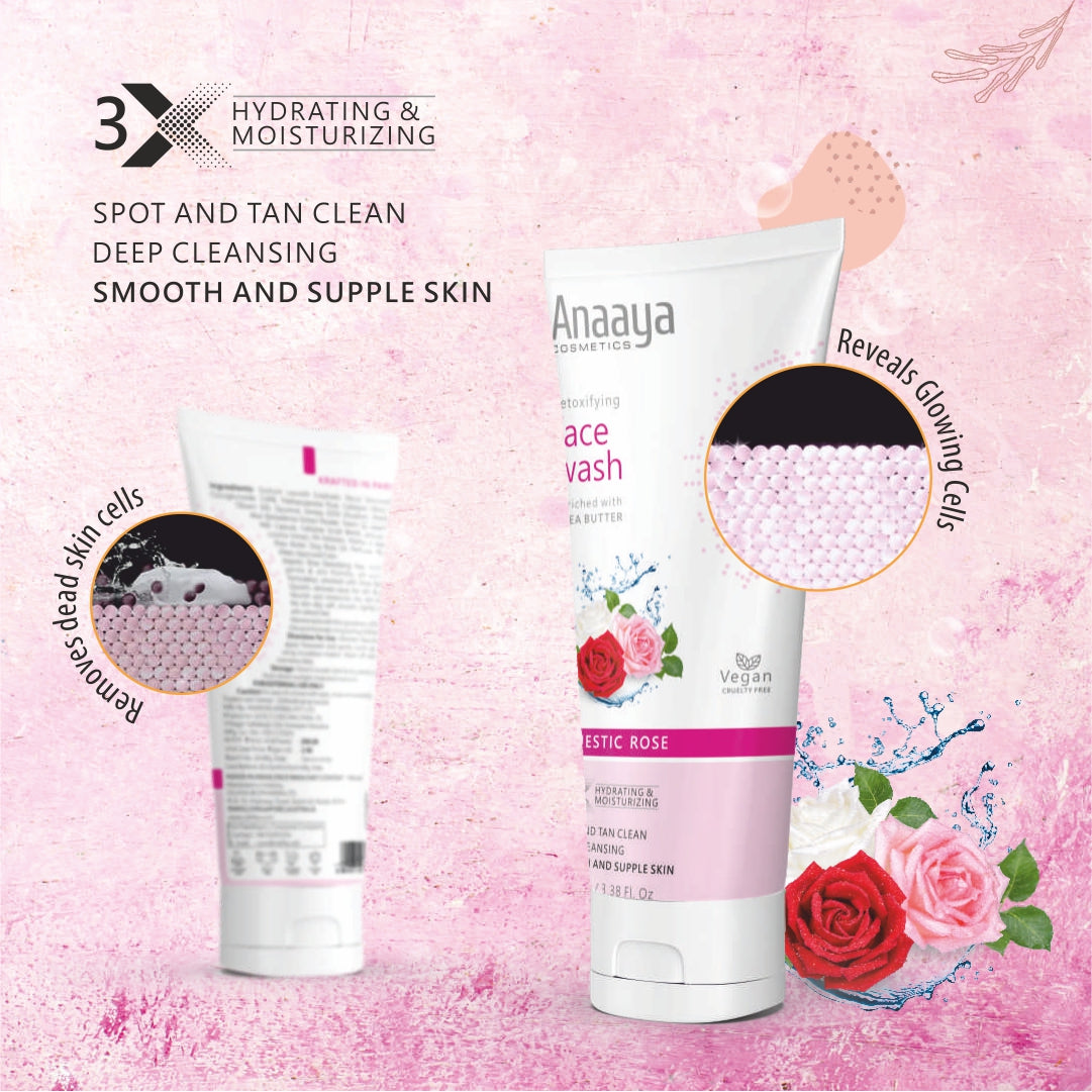 Anaaya Majestic Rose Hydration & Nourishment Combo – Head-to-Toe Skincare Essentials