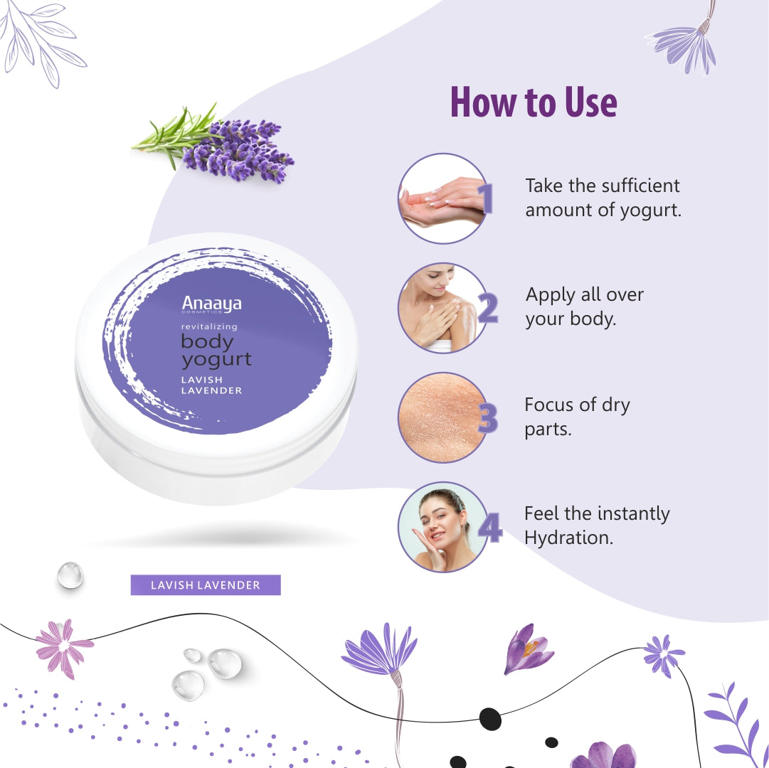 Revitalizing Body Yogurt | Lavish Lavender | Travel Pack