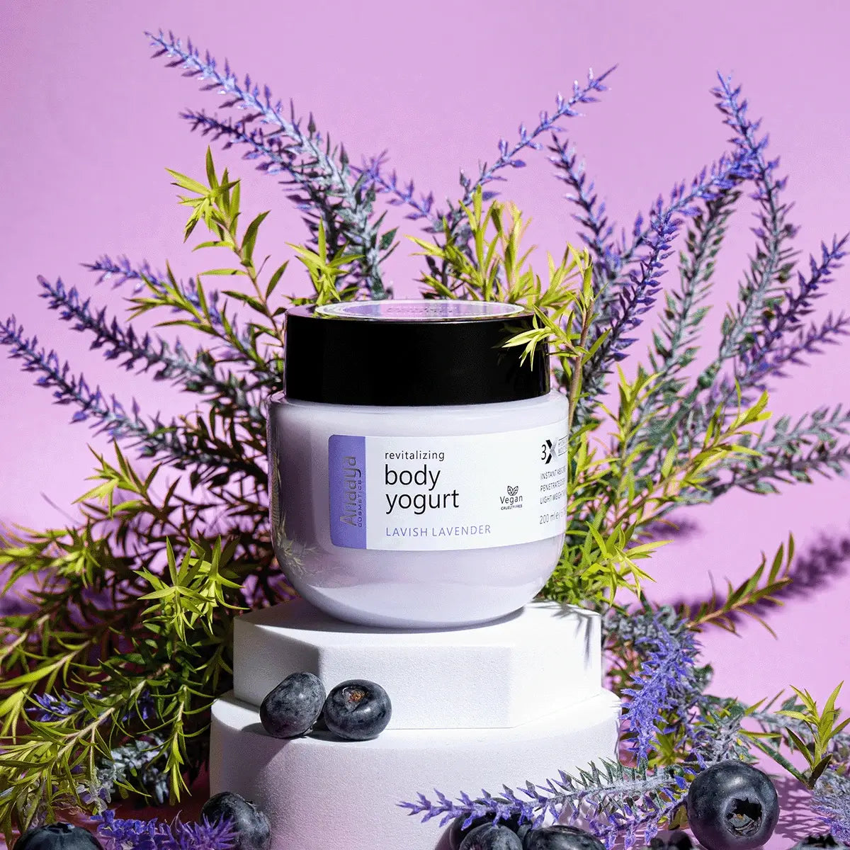 Revitalizing Body Yogurt | Lavish Lavender | 3x Hydration & Moisturizing 200ml