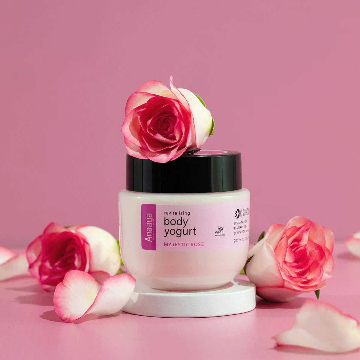 Revitalizing Body Yogurt | Majestic Rose | 3x Hydration & Moisturizing 200ml