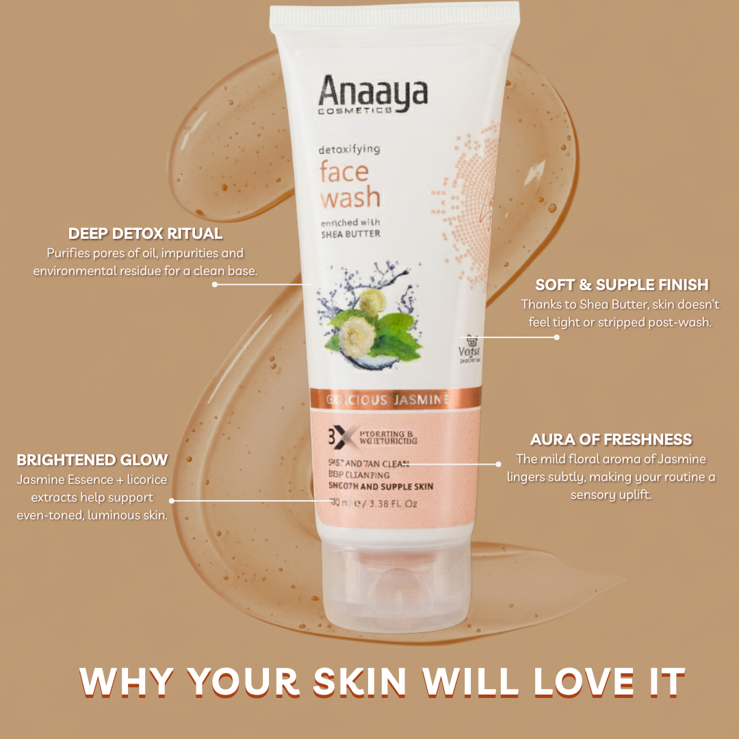 Detoxifying Face Wash | Gracious Jasmine | Spot and Tan clean | Deep Cleansing 100ml