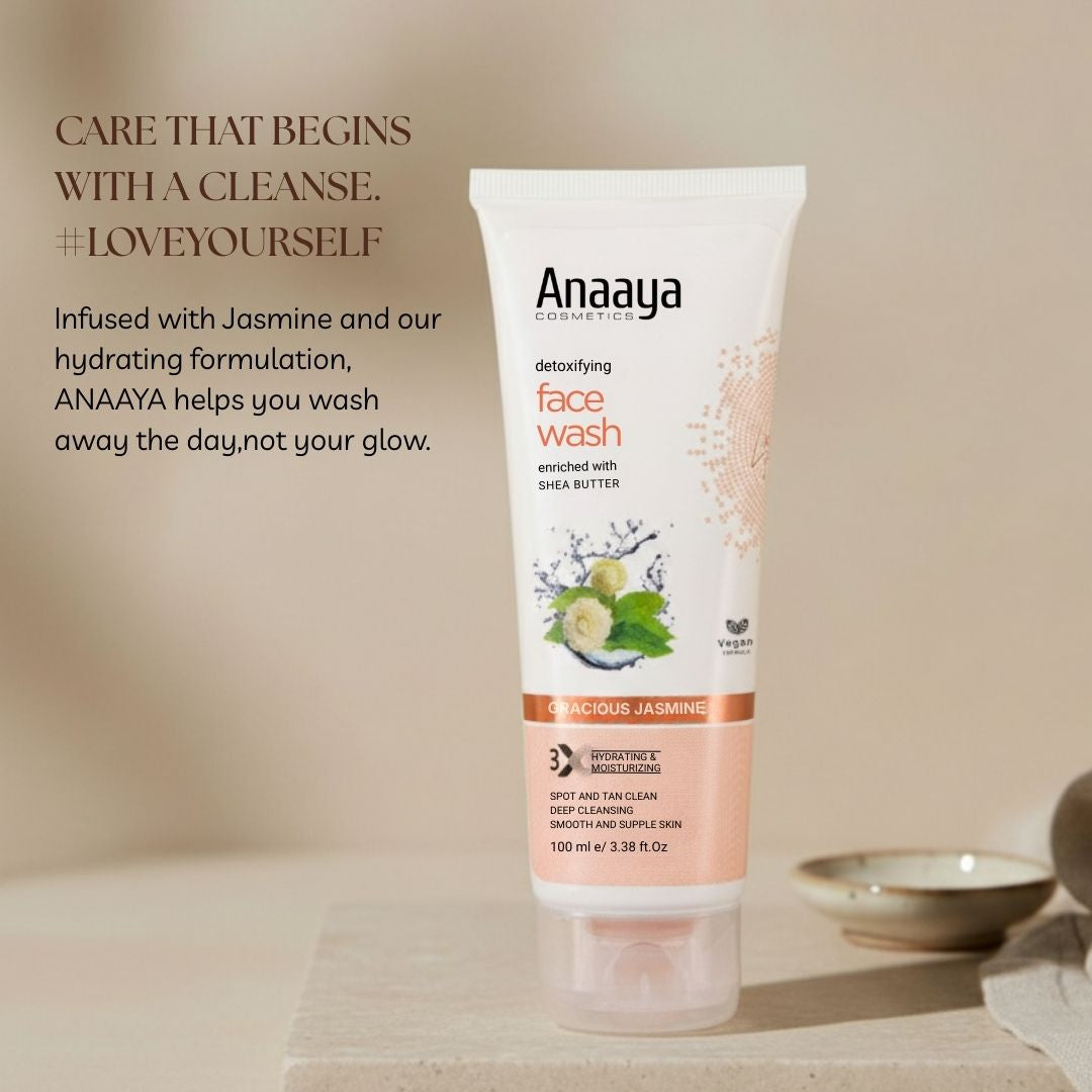 Jasmine Face Wash with Shea Butter for Gentle Detox