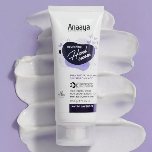 Nourishing Hand Cream |Lavish Lavender | with Shea Butter, argan Oil & Hyaluronic Acid 50 g