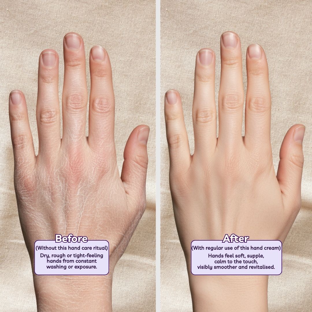 Nourishing Hand Cream |Lavish Lavender | with Shea Butter, argan Oil & Hyaluronic Acid 50 g