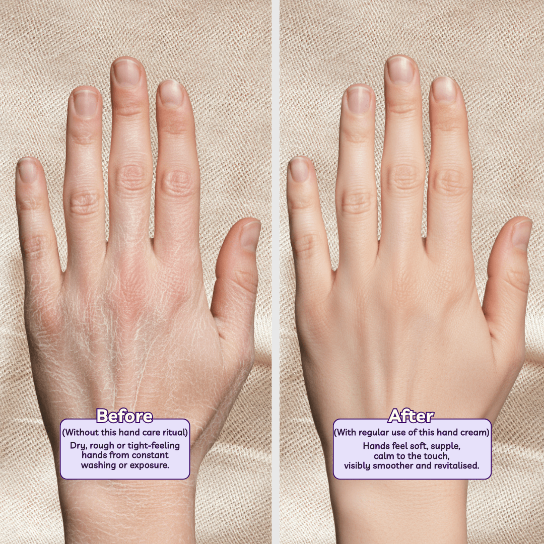 Nourishing Hand Cream |Lavish Lavender | with Shea Butter, argan Oil & Hyaluronic Acid 50 g