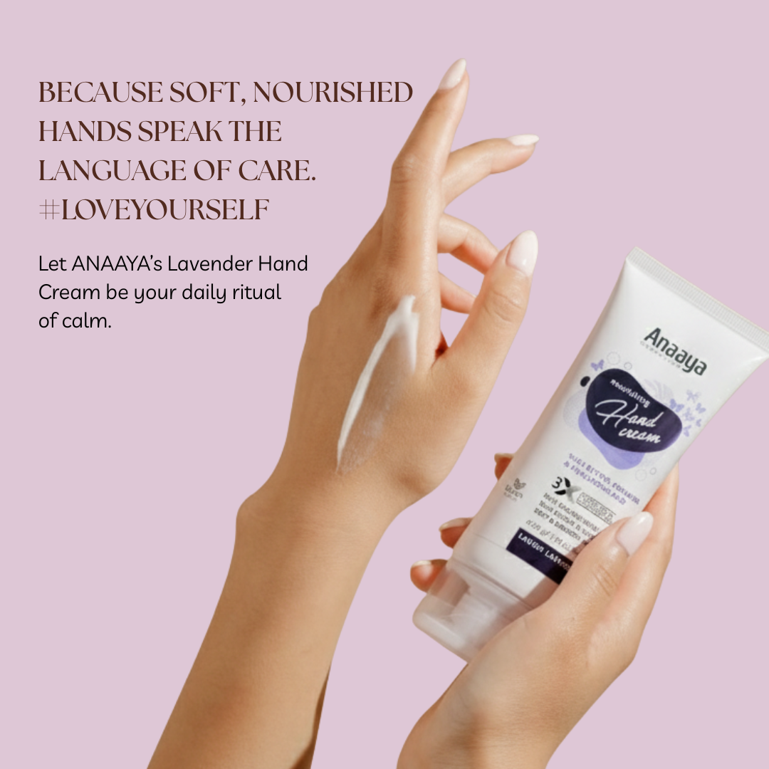 Nourishing Hand Cream |Lavish Lavender | with Shea Butter, argan Oil & Hyaluronic Acid 50 g