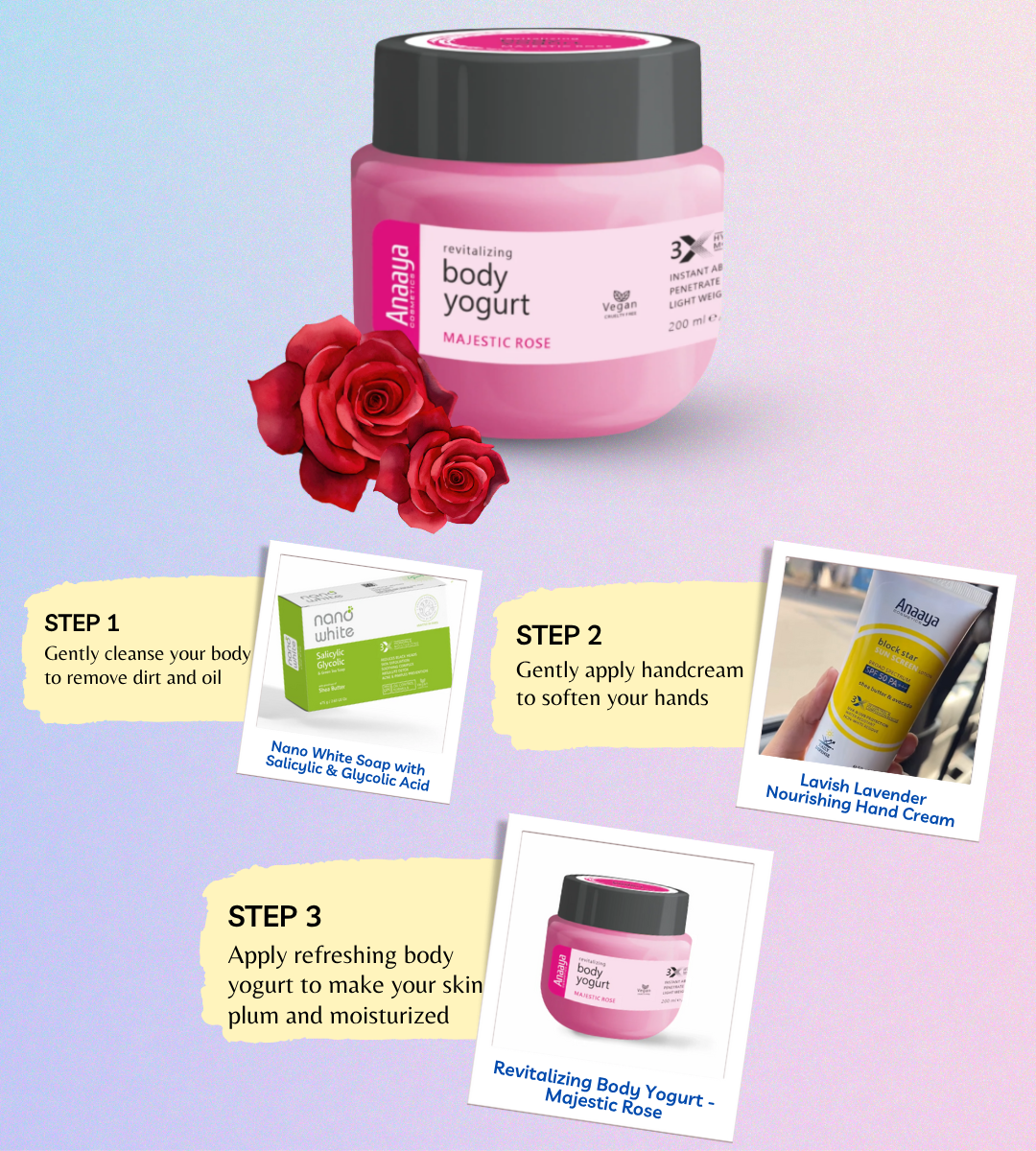 Majestic Rose Body Yogurt for Radiance 200 ml