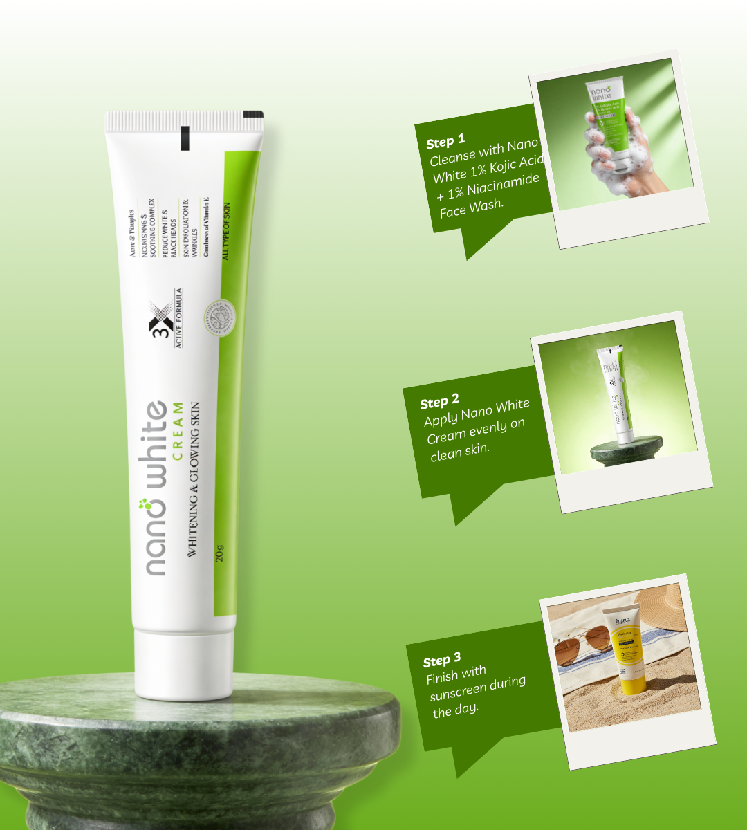 Nano White Salicylic Cream | 3X Whitening & Glowing