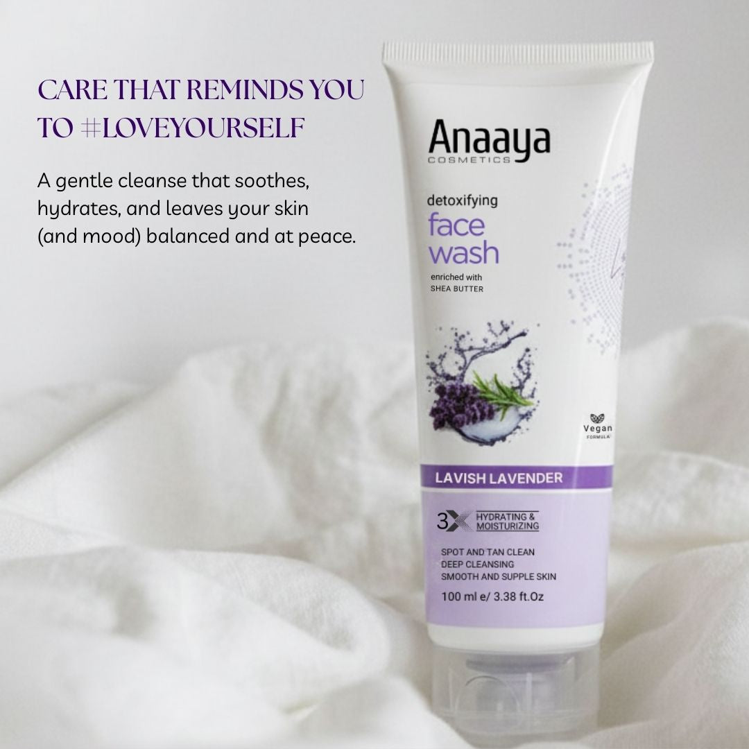Lavender and Shea Butter Face Wash for Deep Cleansing