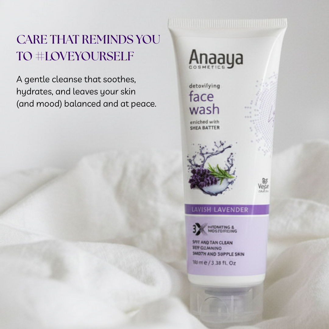 Lavender and Shea Butter Face Wash for Deep Cleansing