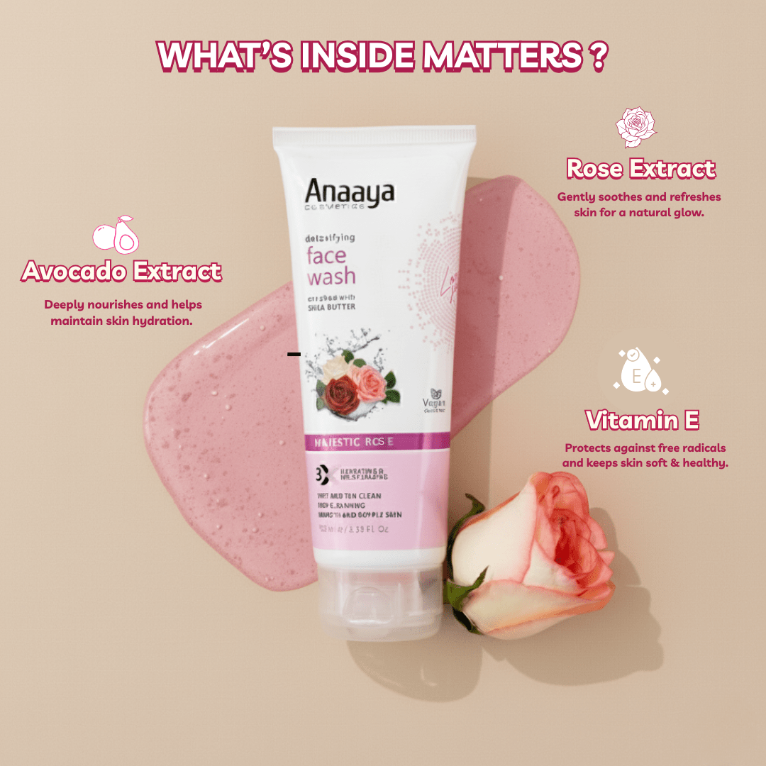 Detoxifying Face Wash | Majestic Rose | Spot and Tan clean | Deep Cleansing 100ml