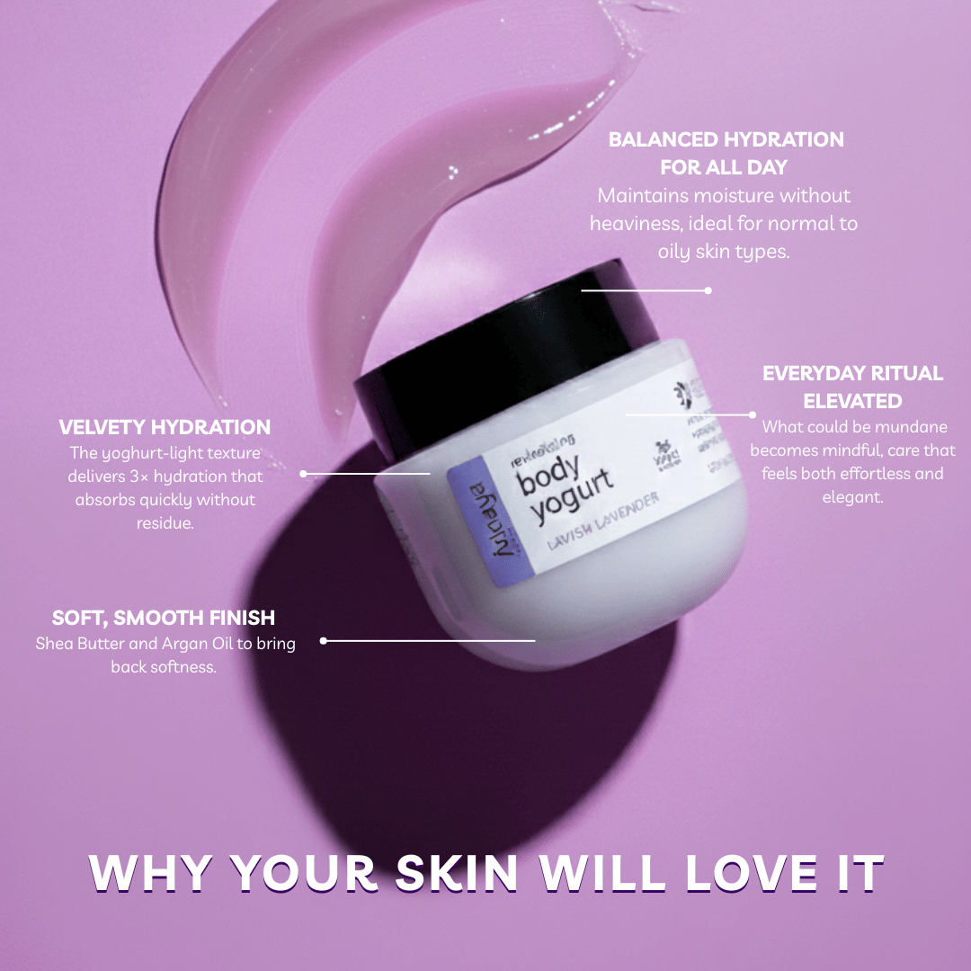 Revitalizing Body Yogurt | Lavish Lavender | 3x Hydration & Moisturizing 200ml