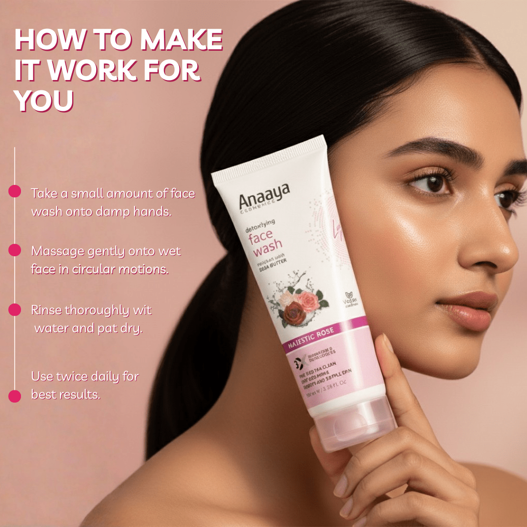 Detoxifying Face Wash | Majestic Rose | Spot and Tan clean | Deep Cleansing 100ml