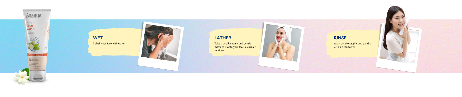 Jasmine Face Wash with Shea Butter for Gentle Detox