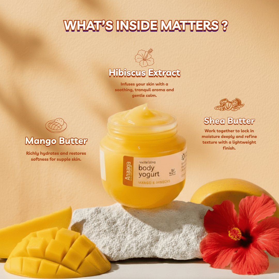Revitalizing Body Yogurt | Mango & Hibiscus | 3x Hydration & Moisturizing 200ml