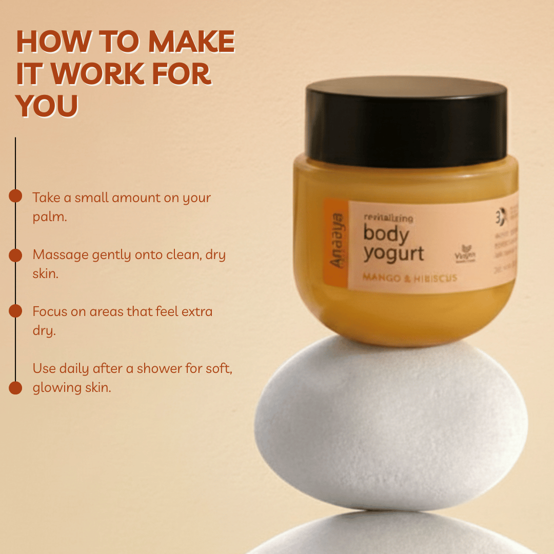 Revitalizing Body Yogurt | Mango & Hibiscus | 3x Hydration & Moisturizing 200ml