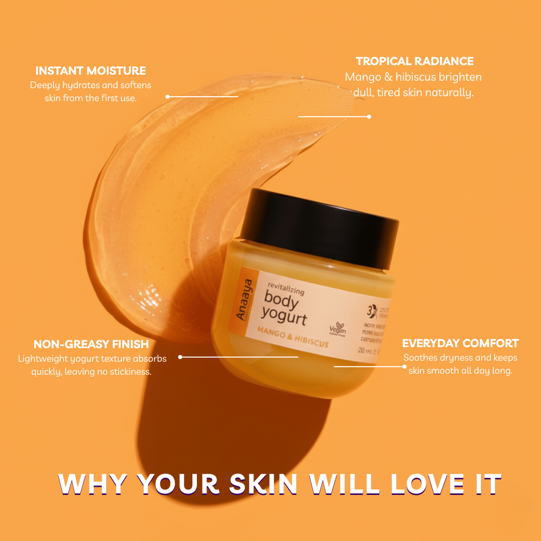 Revitalizing Body Yogurt | Mango & Hibiscus | 3x Hydration & Moisturizing 200ml