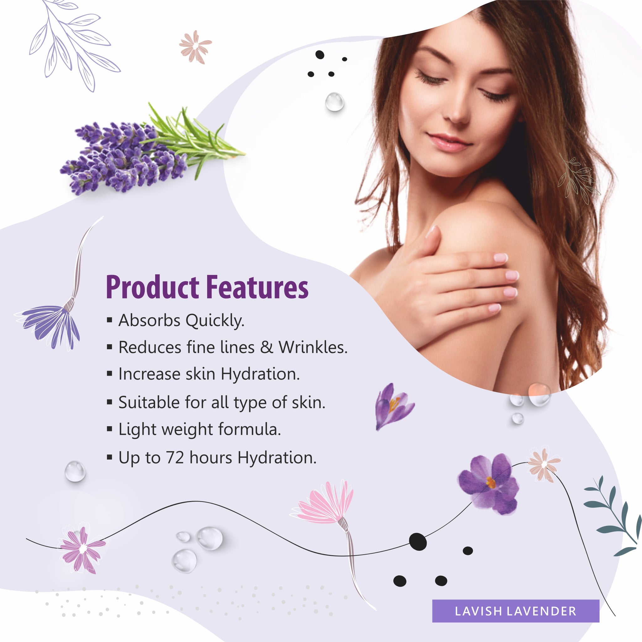Revitalizing Body Yogurt | Lavish Lavender | 3x Hydration & Moisturizing 200ml