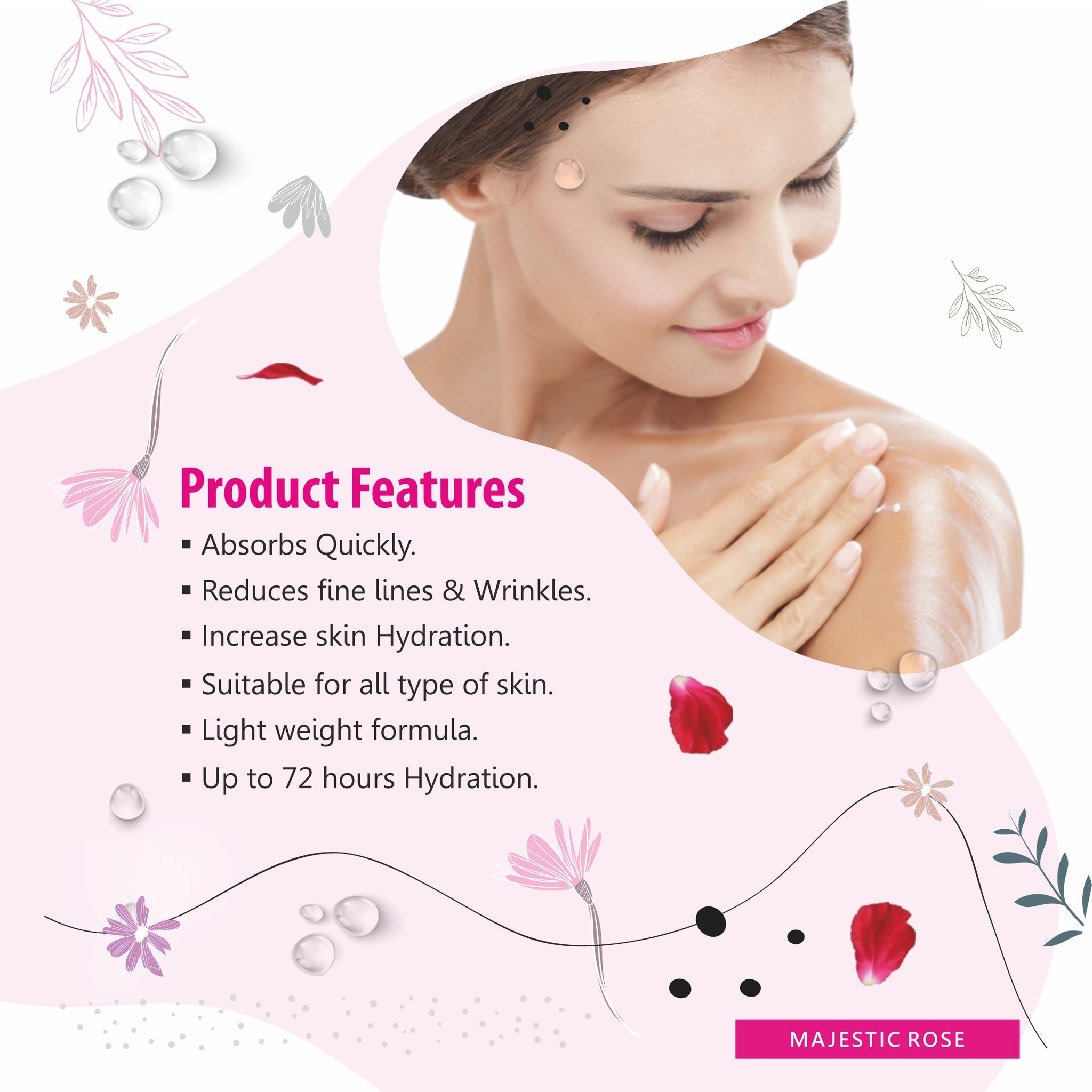 Revitalizing Body Yogurt | Majestic Rose | 3x Hydration & Moisturizing 200ml