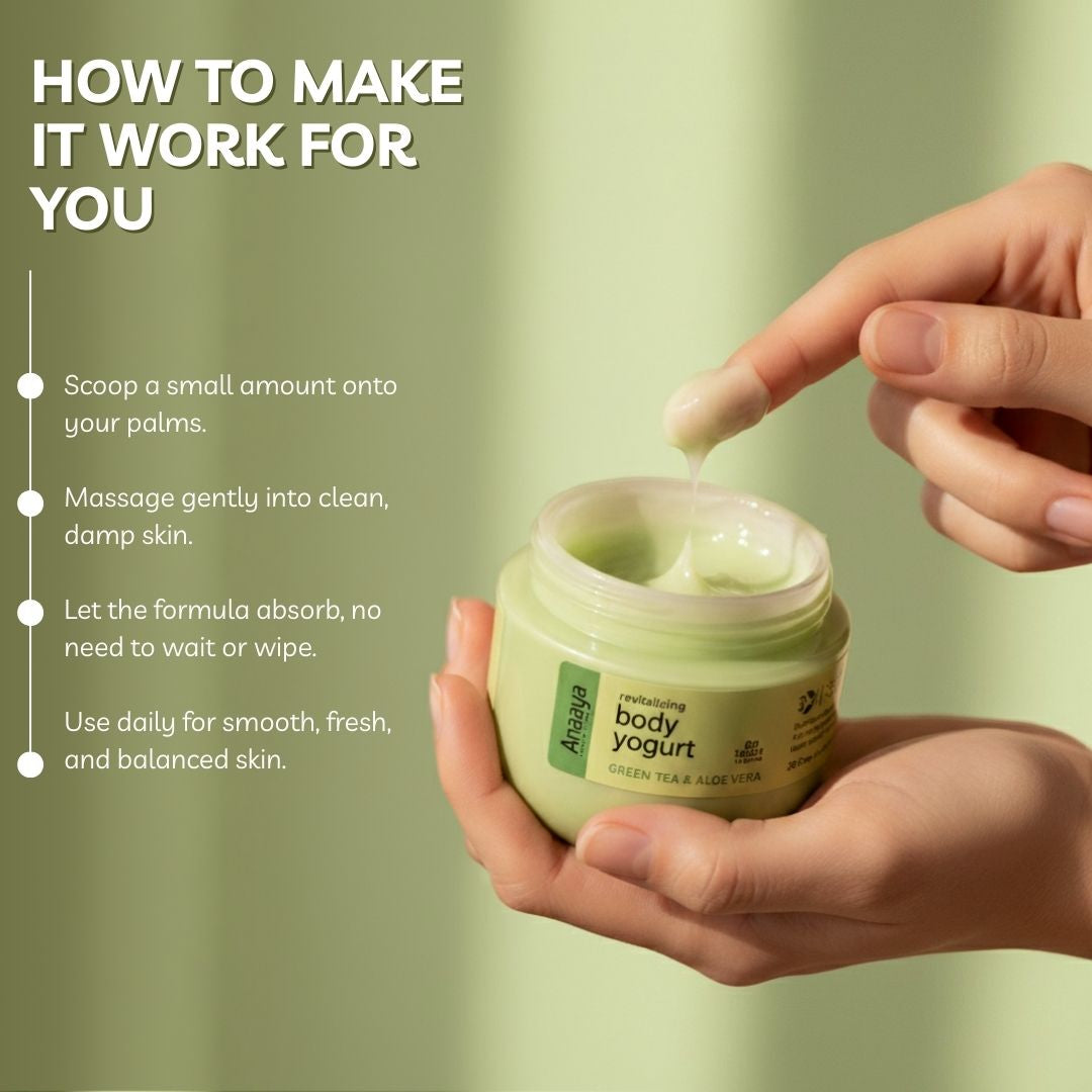 Green Tea and Aloe Vera Oil Balance Body Yogurt 200 ml