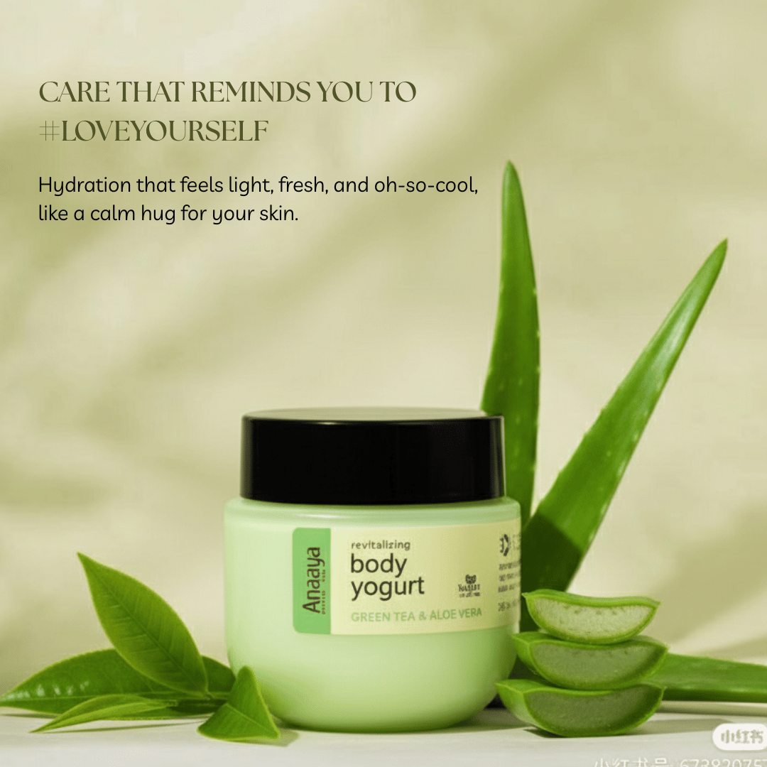 Revitalizing Body Yogurt | Green Tea & Aloe Vera | 3x Hydration & Moisturizing 200ml
