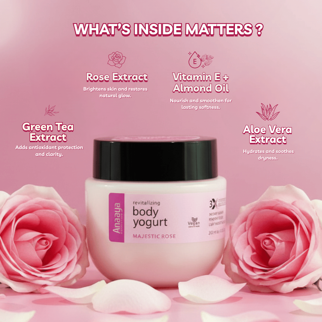 Revitalizing Body Yogurt | Majestic Rose | 3x Hydration & Moisturizing 200ml