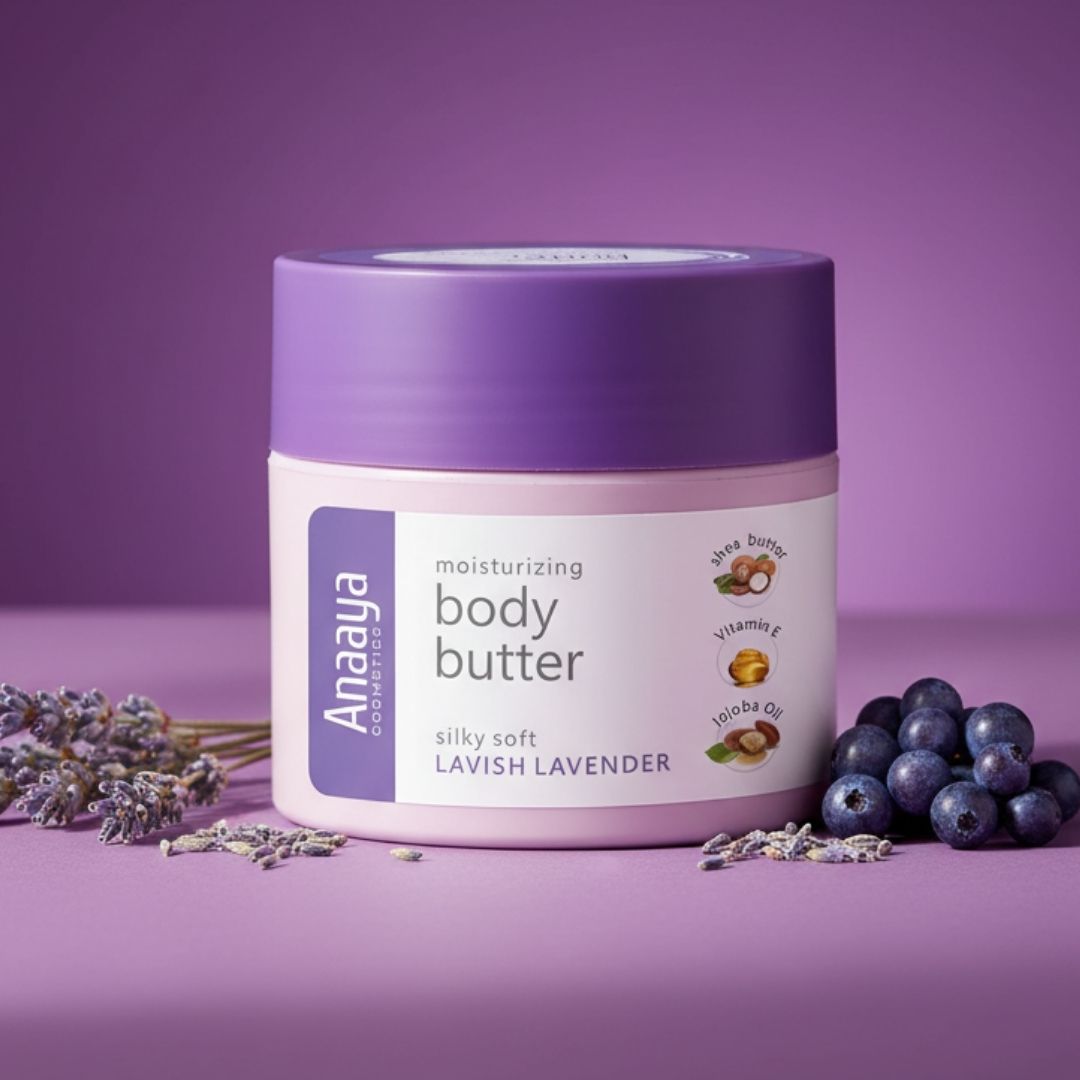 Lavender Body Butter with Jojoba Oil and Cocoa Butter