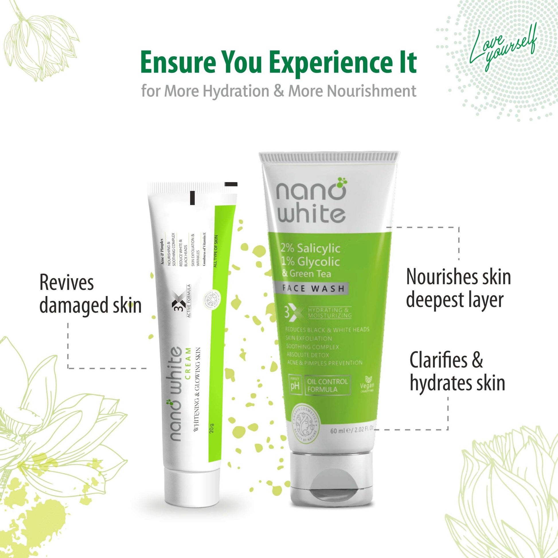 Nano White Salicylic + Vitamin E Nourishing & Soothing Cream