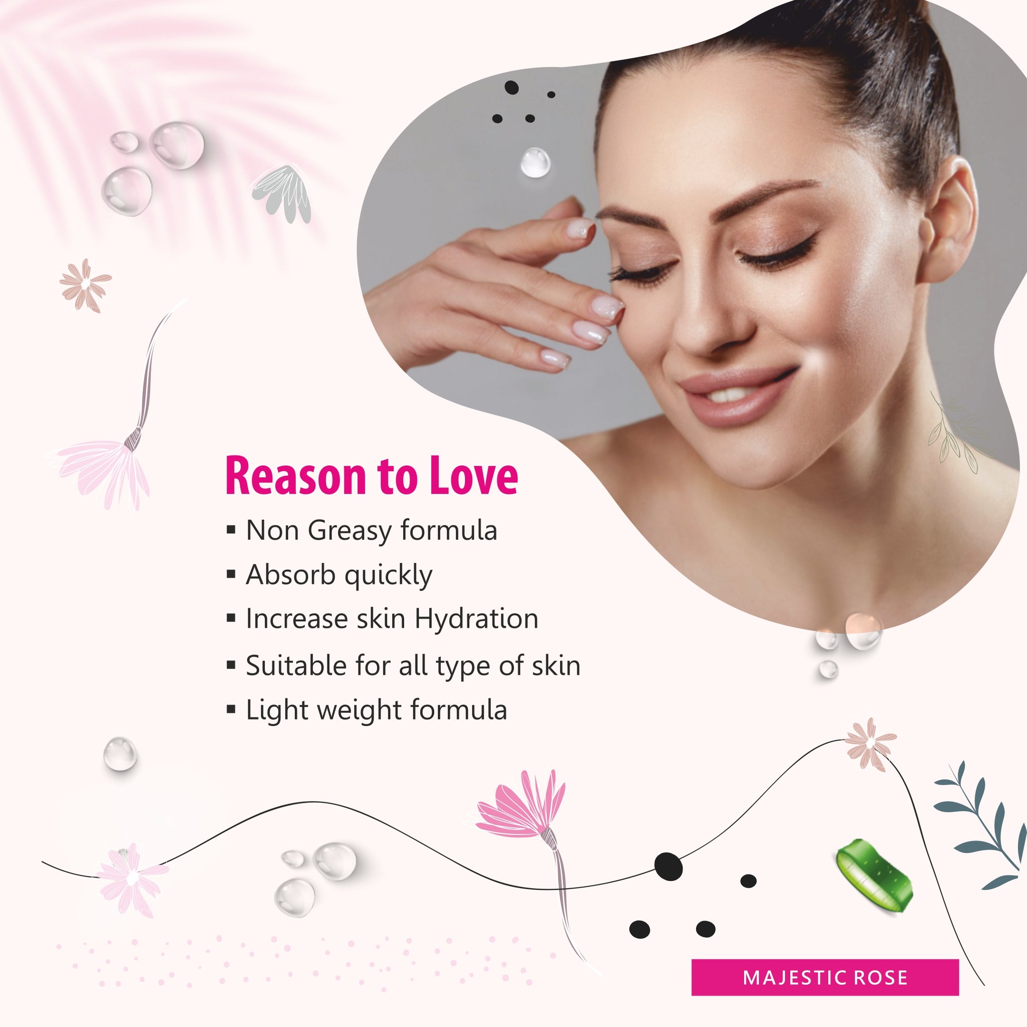 Moisturising Body Butter | Silky soft Majestic Rose | 72-Hour Hydration 100 g
