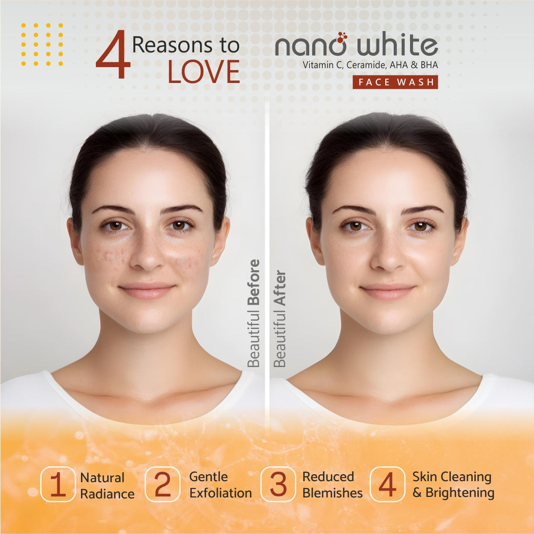 Vitamin C Face Wash with AHA and BHA for Acne Control