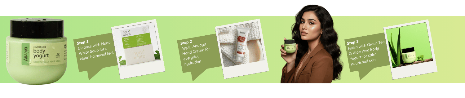 Green Tea and Aloe Vera Oil Balance Body Yogurt 200 ml