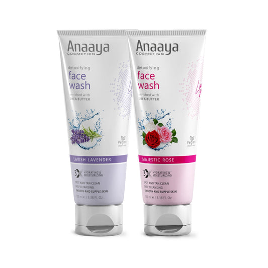 Anaaya Floral Duo: Rose & Lavender | Soothing & Hydrating Cleanse