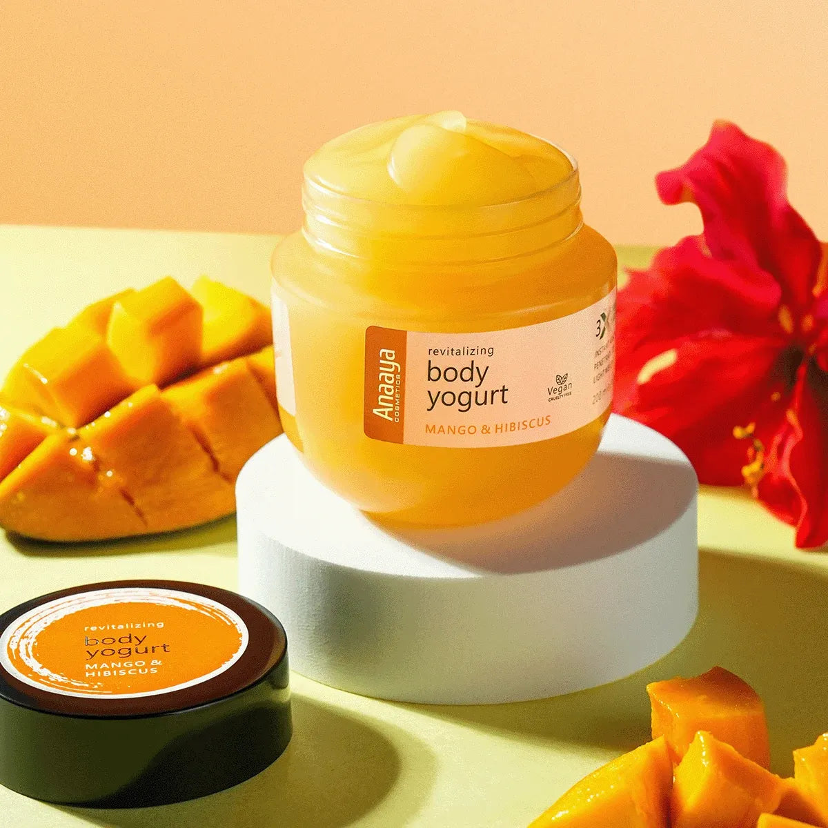 Revitalizing Body Yogurt | Mango & Hibiscus | 3x Hydration & Moisturizing 200ml