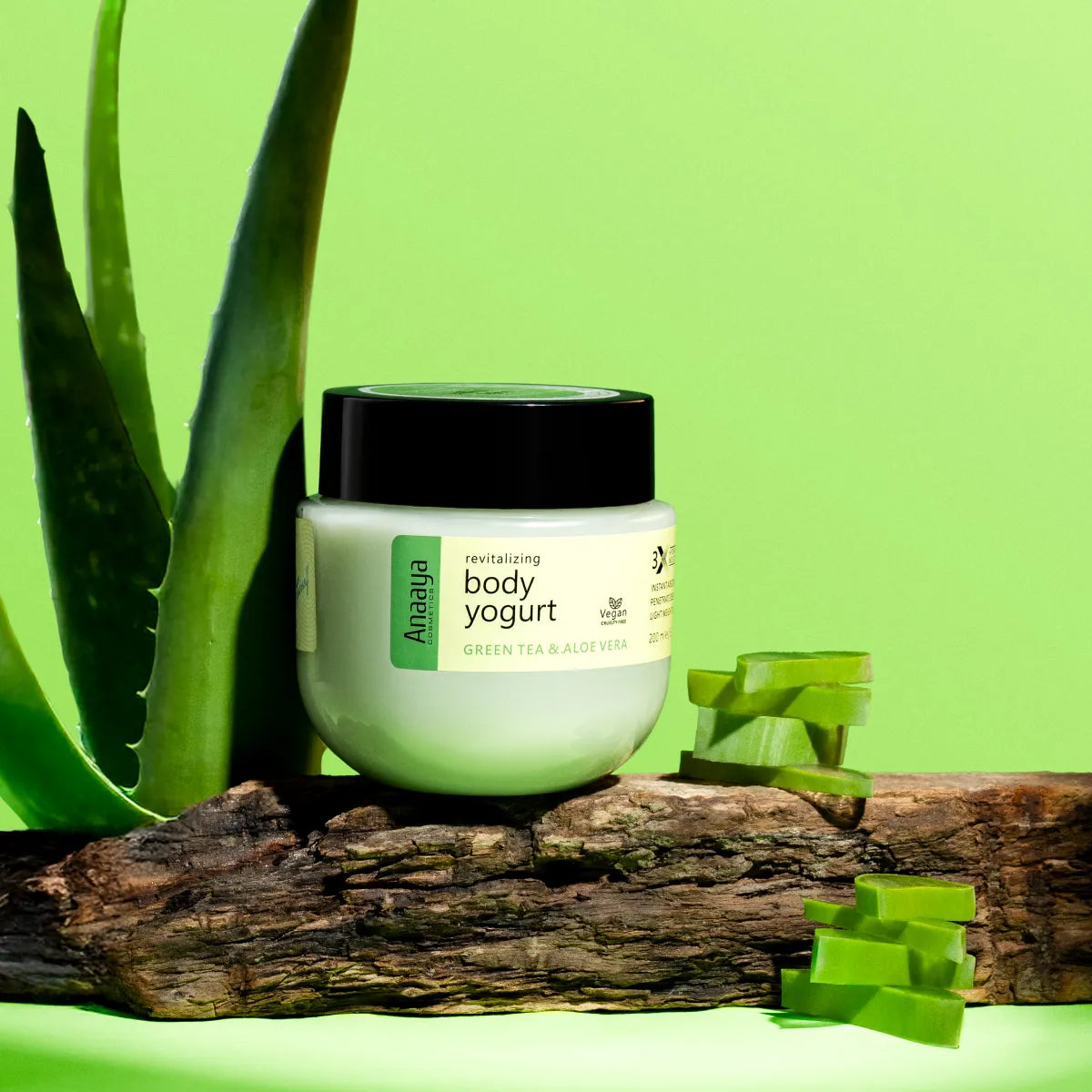 Revitalizing Body Yogurt | Green Tea & Aloe Vera | 3x Hydration & Moisturizing 200ml
