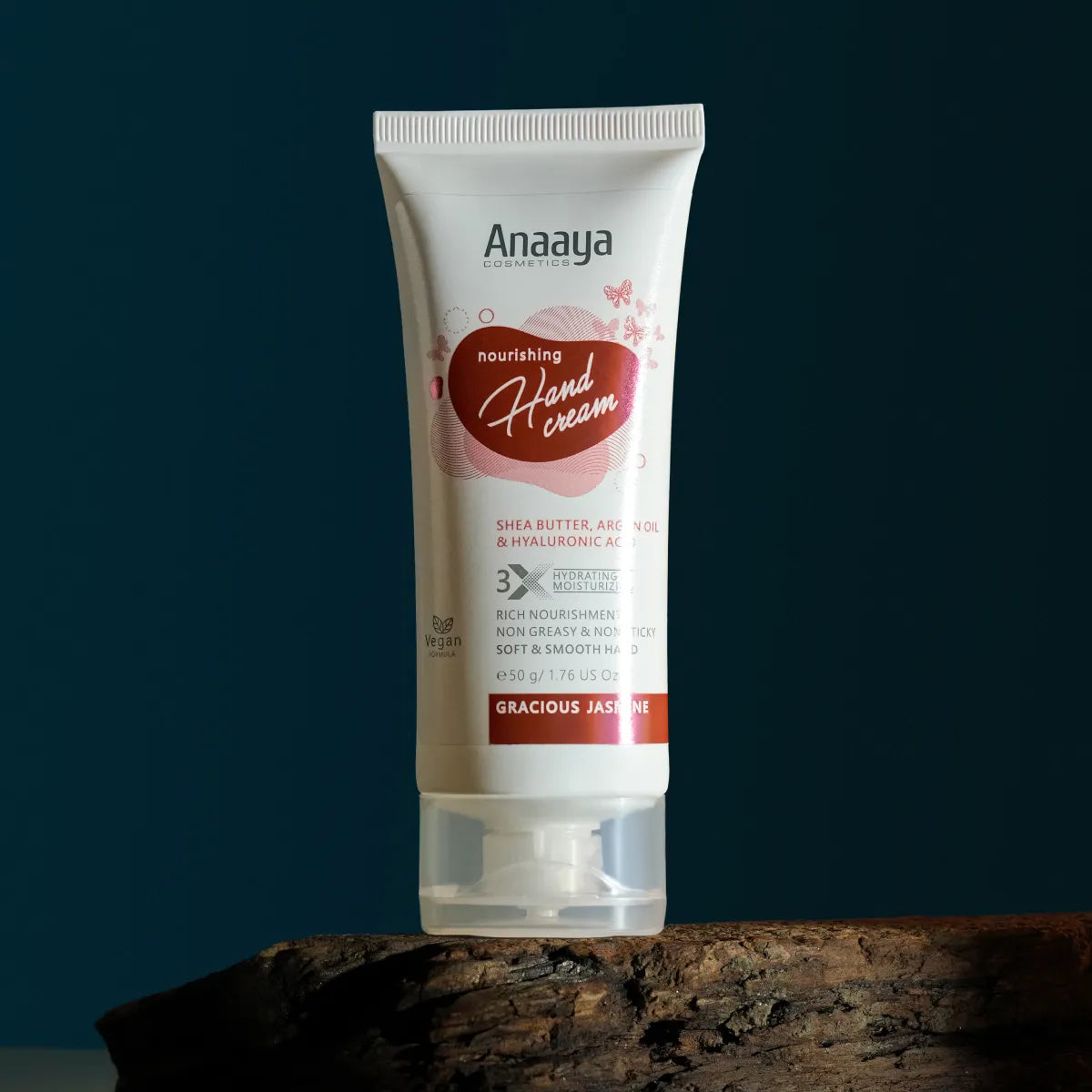 Nourishing Hand Cream | Gracious Jasmine | with Shea Butter, argan Oil & Hyaluronic Acid 50 g