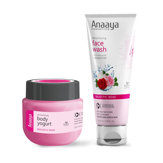 Anaaya Rose Body Yogurt & Face Wash: Deep Cleansing & Moisturizing