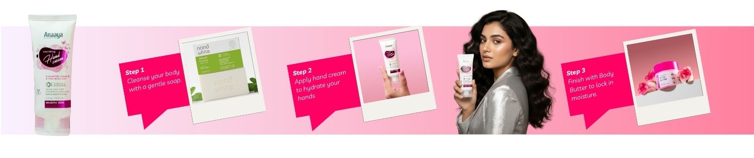 Nourishing Hand Cream | Majestic Rose | with Shea Butter, argan Oil & Hyaluronic Acid 50 g