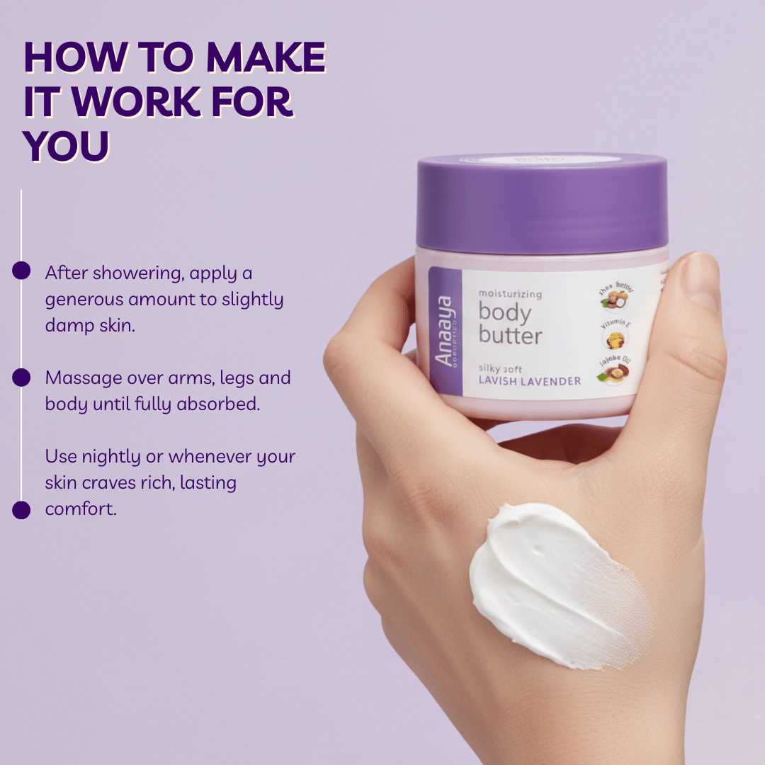 Moisturising  Body Butter |Silky soft Lavish Lavender | 72-Hour Hydration 100 g