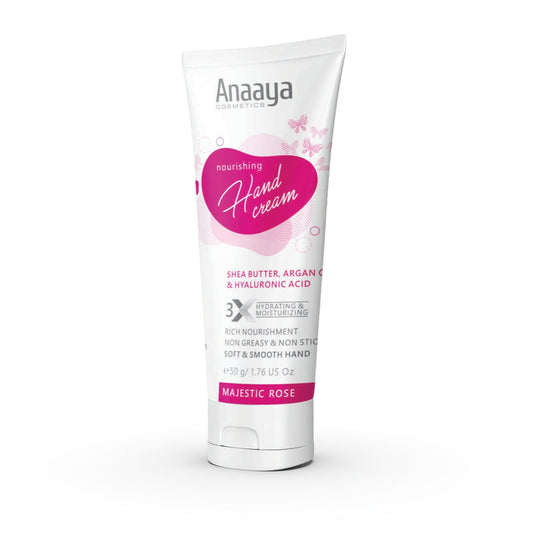 Nourishing Hand Cream | Majestic Rose | with Shea Butter, argan Oil & Hyaluronic Acid 50 g